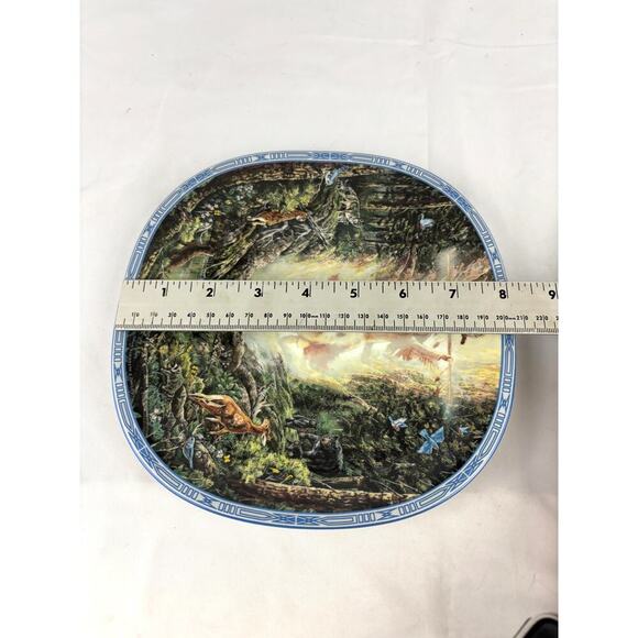 VTG Lot of 2 Decorative Collectors Plates Visions of the Sacred 1990s Limited - Picture 12 of 16